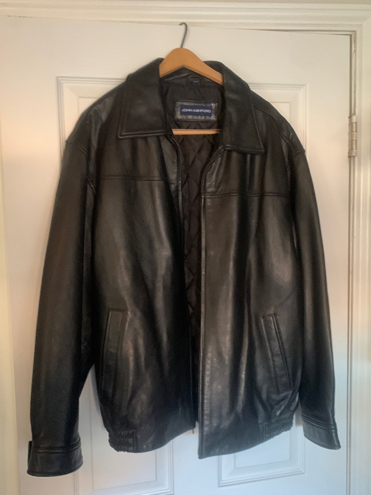 John Ashford Leather Jacket Brown xL | eBay