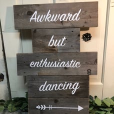 Wooden Wedding Sign