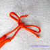 New! Zulu & Zephyr Free People Tie Curve Brief Bikini Bottoms orange red, size 2
