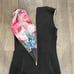 TED BAKER Black Bodycon V-neck Dress