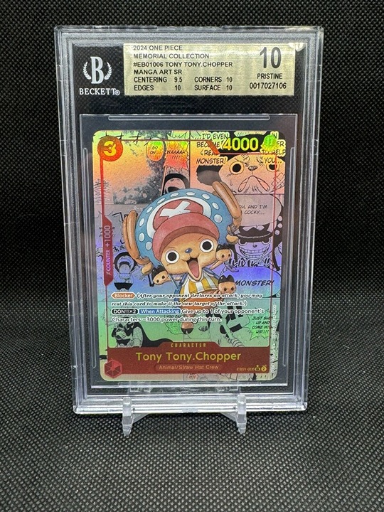 One Piece English Tony Tony.Chopper Manga Alt Art EB01-006