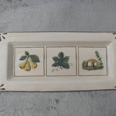 Williams Sonoma Rectangle Ceramic Serving Dish Ceramiche Arianna Made in Italy