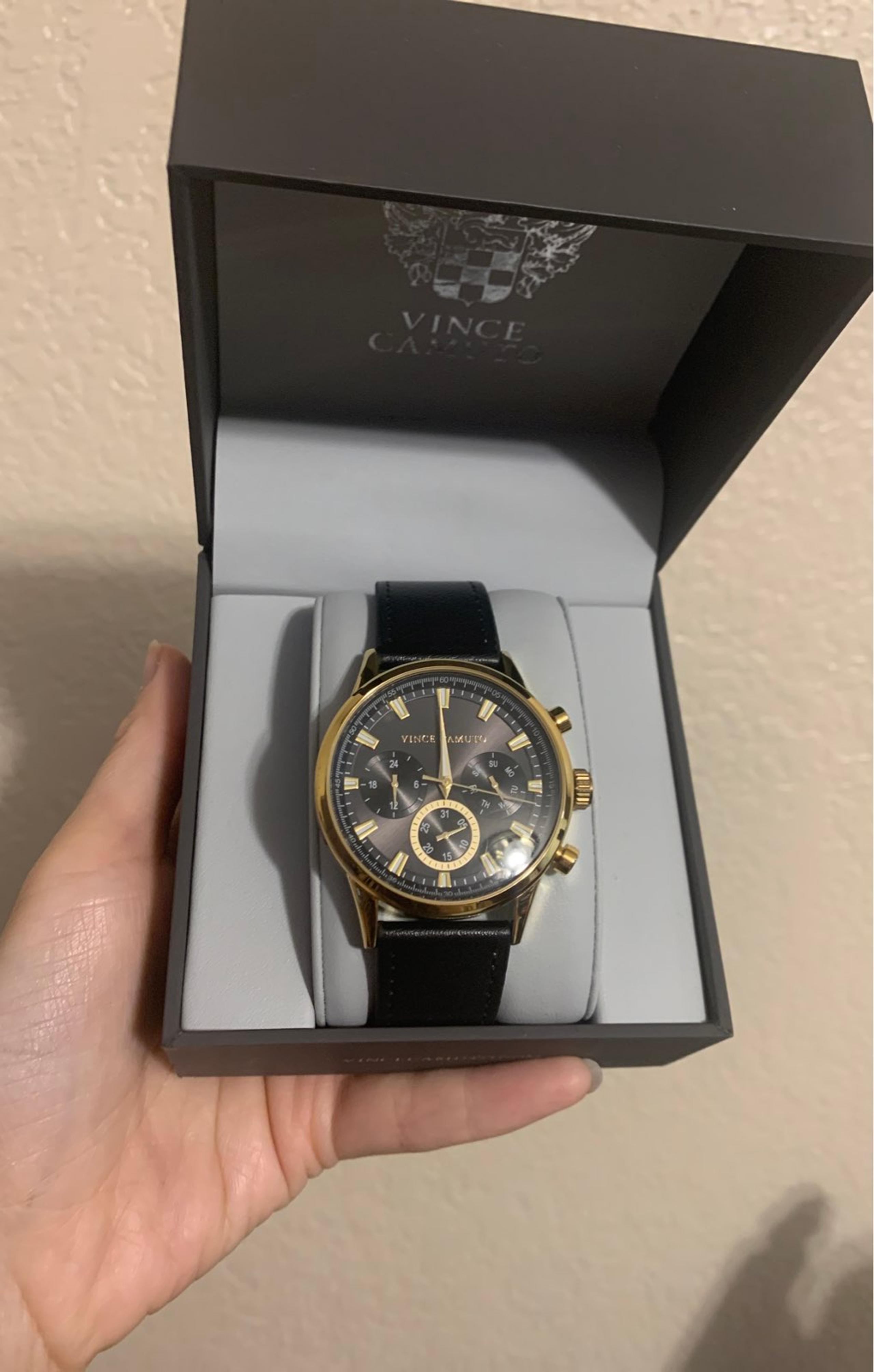 Vince Camuto 3 eyes Watch for men, box cracked