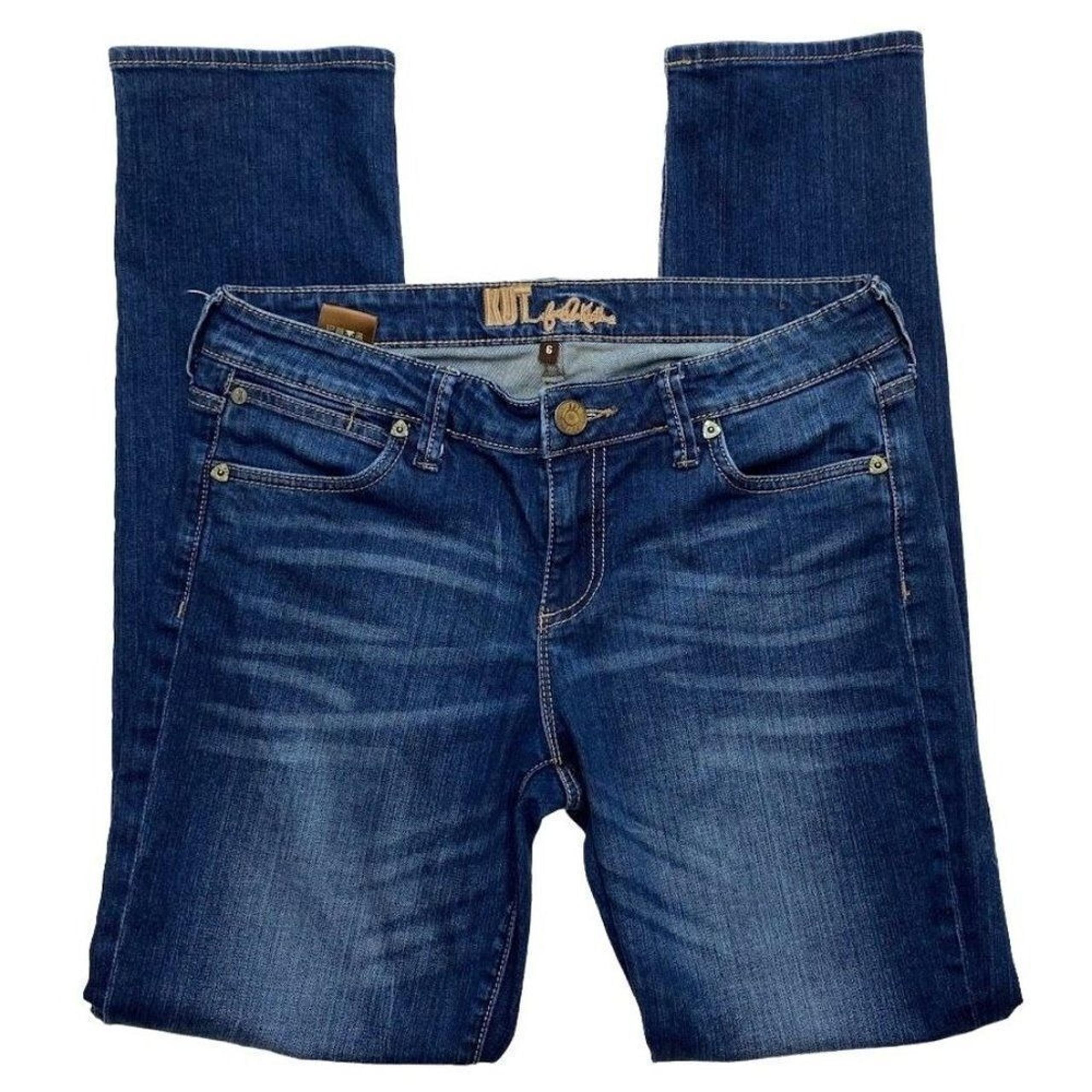 Dark Wash Slim Fit Stretch Denim Jeans Sz 6 - KUT from the Kloth