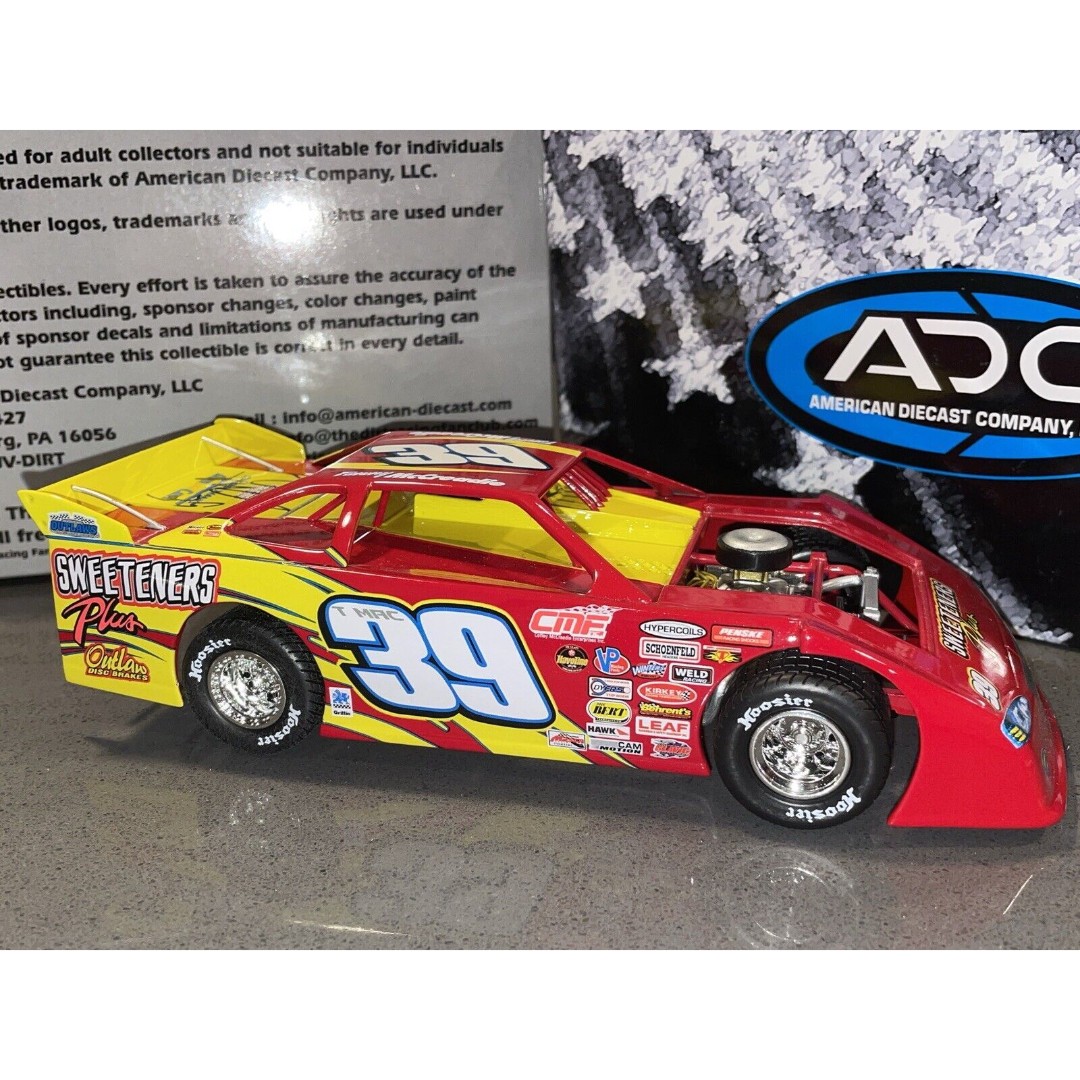 #39 AUTOGRAPHED Tim McCreadie Sweetner’s Plus Dirt Late Model 1/24 ADC 2011