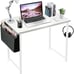 Student Kids Study Writing Table, 32 Inch Modern Mini Laptop PC Computer Desks