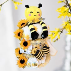 Bee Diaper Cake, Baby Shower Gift