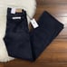 7 For All Mankind Luxe Vintage Black Dojo Trousers Denim Jeans