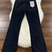 7 For All Mankind Luxe Vintage Black Dojo Trousers Denim Jeans