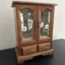Vintage Wooden Wardrobe Style Jewelry Box Music Drawer, Spinners /ring Slots
