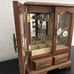 Vintage Wooden Wardrobe Style Jewelry Box Music Drawer, Spinners /ring Slots