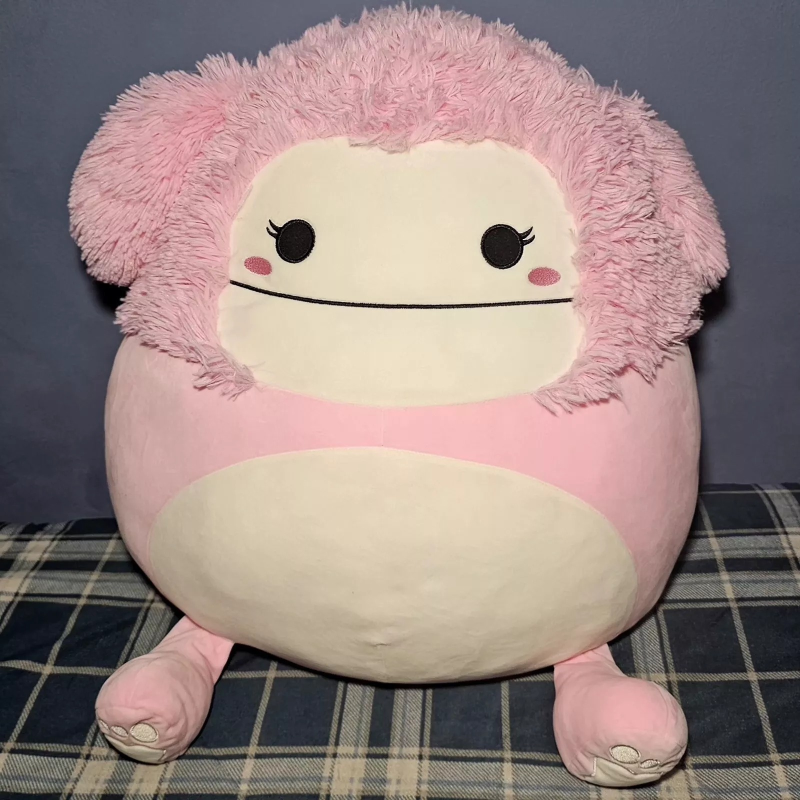 Squishmallows Brina Big Foot Stuffed Animal Kellytoy Pink 20 Tall Plush 2019