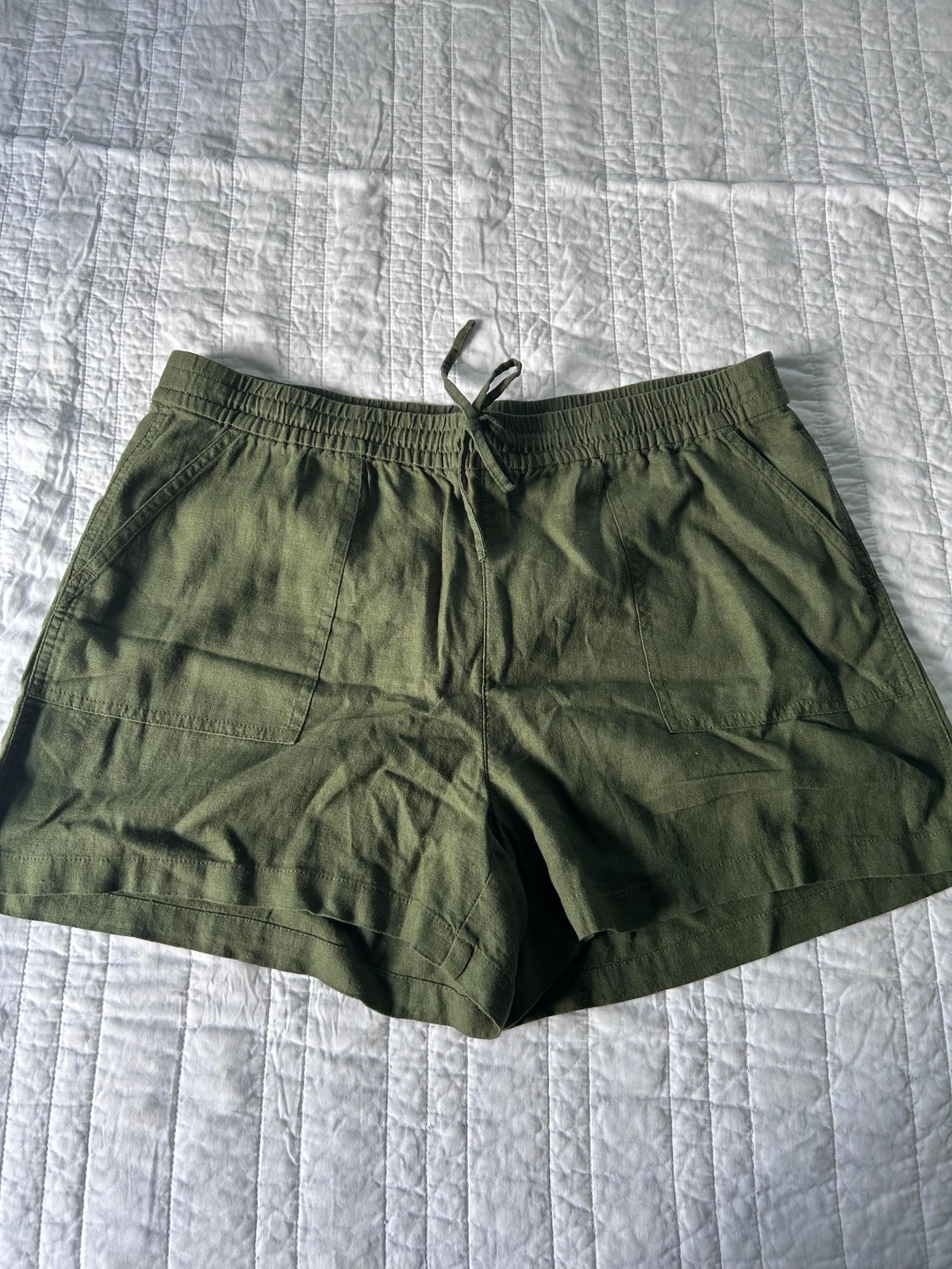 J Crew linen blend shorts