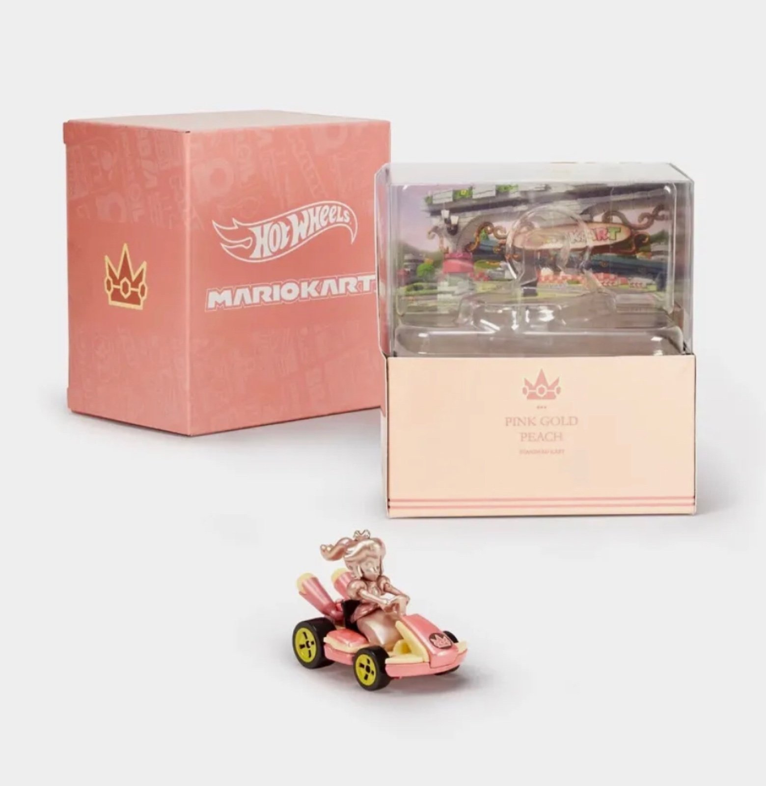 Hot Wheels Mario Kart™ Pink Gold Peach Collectible Vehicle SDCC 2022