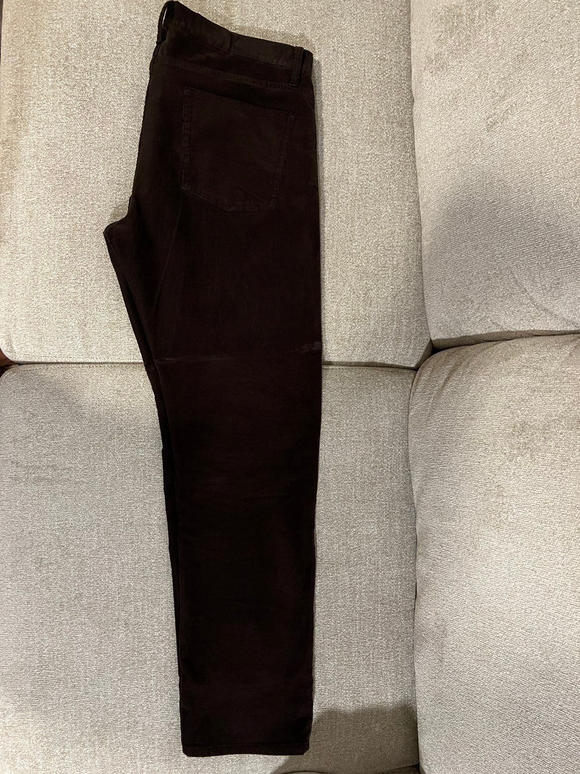 Gap mens 33X32 brown corduroy pants
