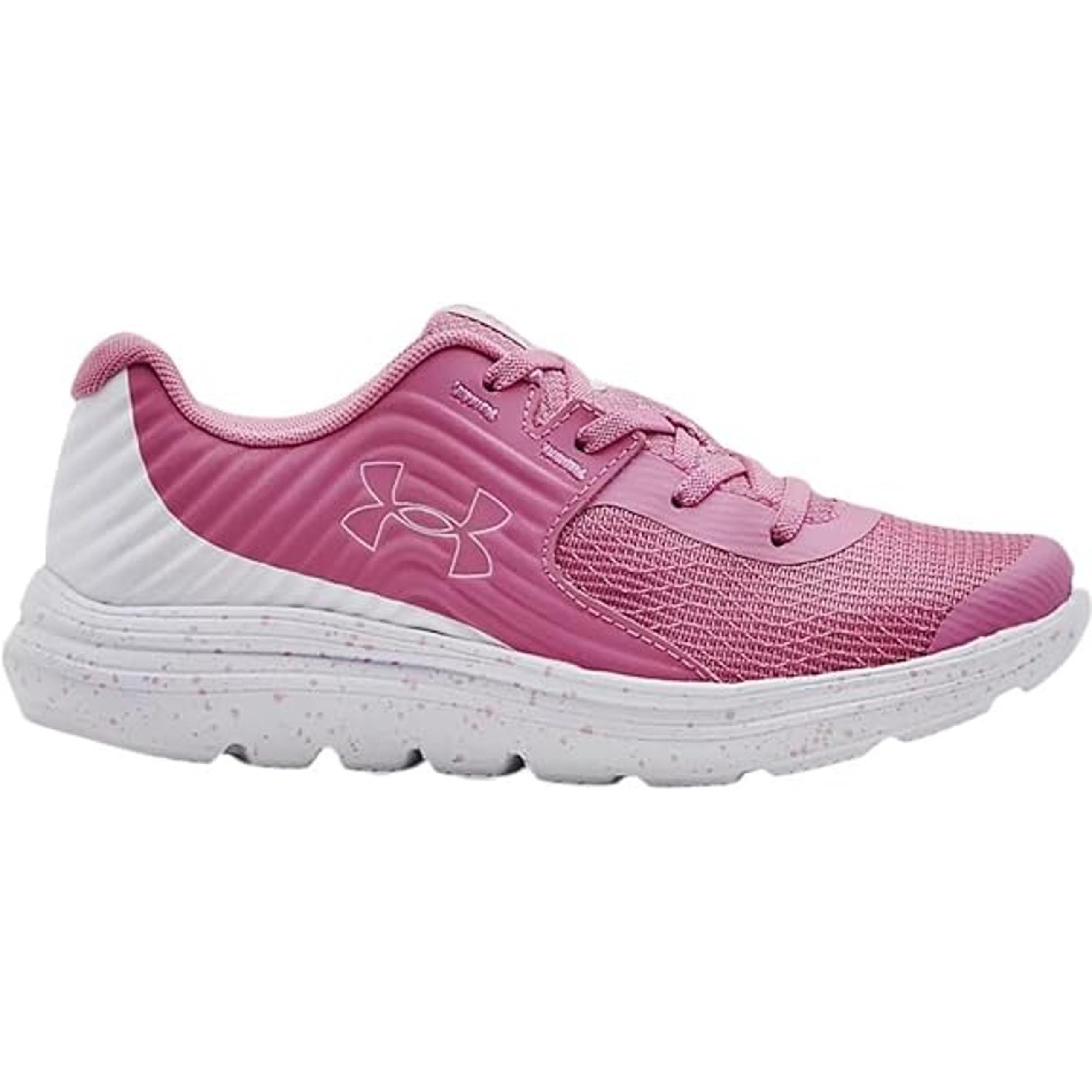 Under Armour Girl's Grade School Outhustle Shoes/Sneakers (Pink/White) Size 4