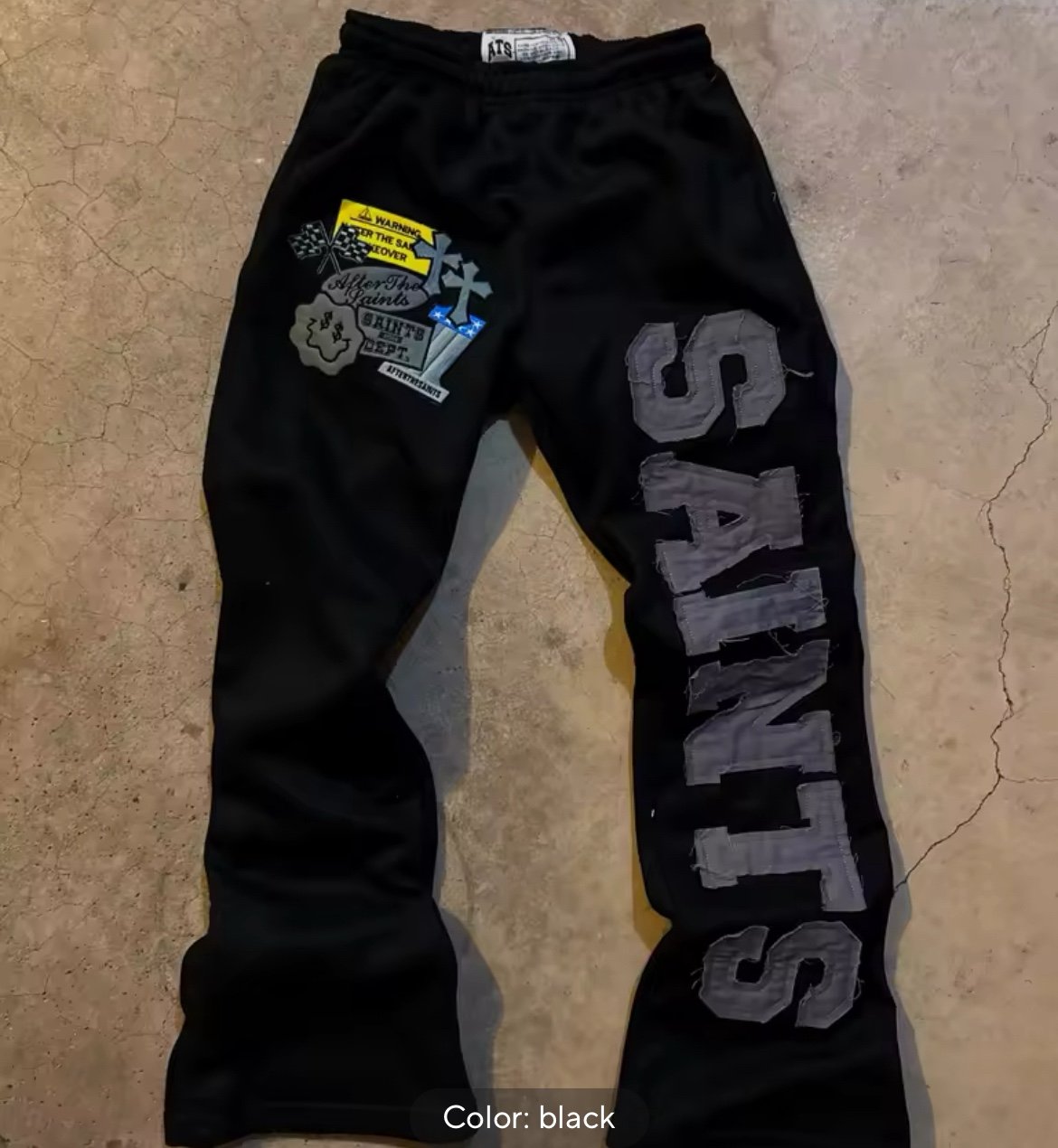 Saint black Sweatpants