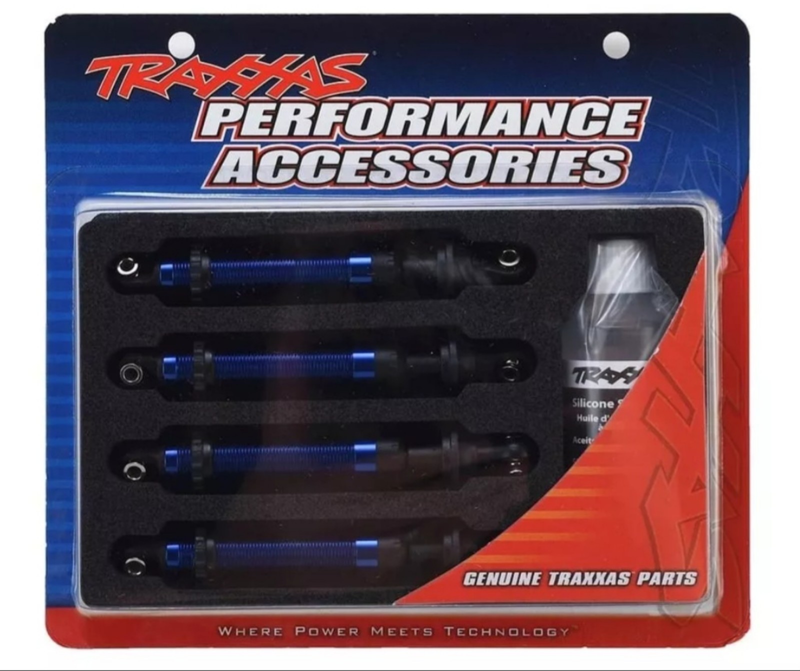 Traxxas 8160X Shocks GTS BLUE Aluminum Assembled Without Springs TRX-4 LA TRA1