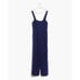 Madewell Smocked Button-Front Crop Jumpsuit Size 0