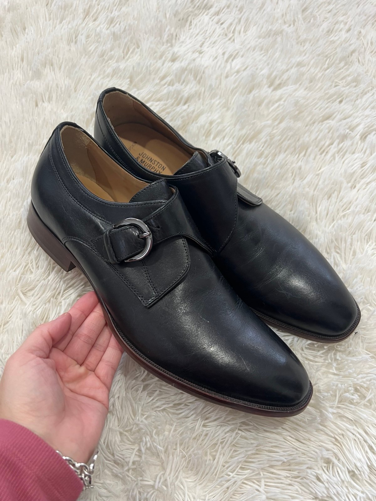Johnson & Murphy McClain Monk Strap Men’s - size 12