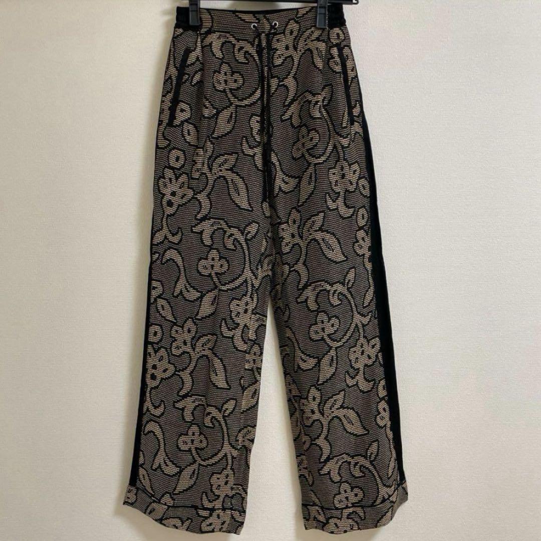 【TODAYFUL】Jacquard Leaf Roughpants TODAYFUL Jacquard Leaf Ruffle Pants Dress pants