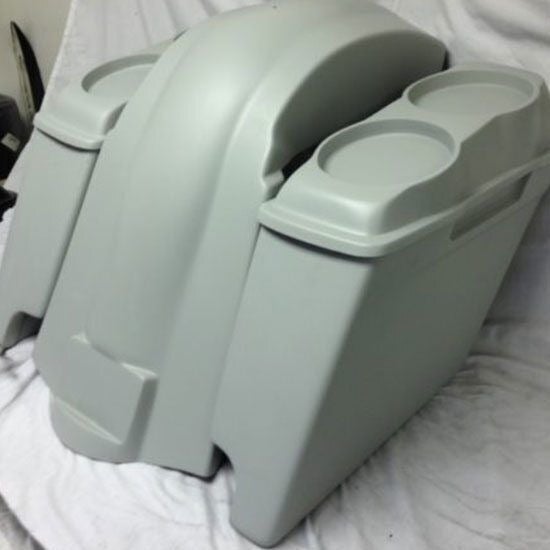 For Harley Davidson 4″ Saddlebags Dual 6X9 Speaker Lids Fender Dual Cut Outs