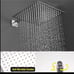 Polished Chrome Shower System 10 Inch Luxury Rain Mixer Shower Combo Set