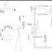 Polished Chrome Shower System 10 Inch Luxury Rain Mixer Shower Combo Set