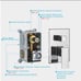 Polished Chrome Shower System 10 Inch Luxury Rain Mixer Shower Combo Set