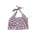 Superdown Moira Cross Over Top Purple and White Size Medium