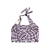 Superdown Moira Cross Over Top Purple and White Size Medium