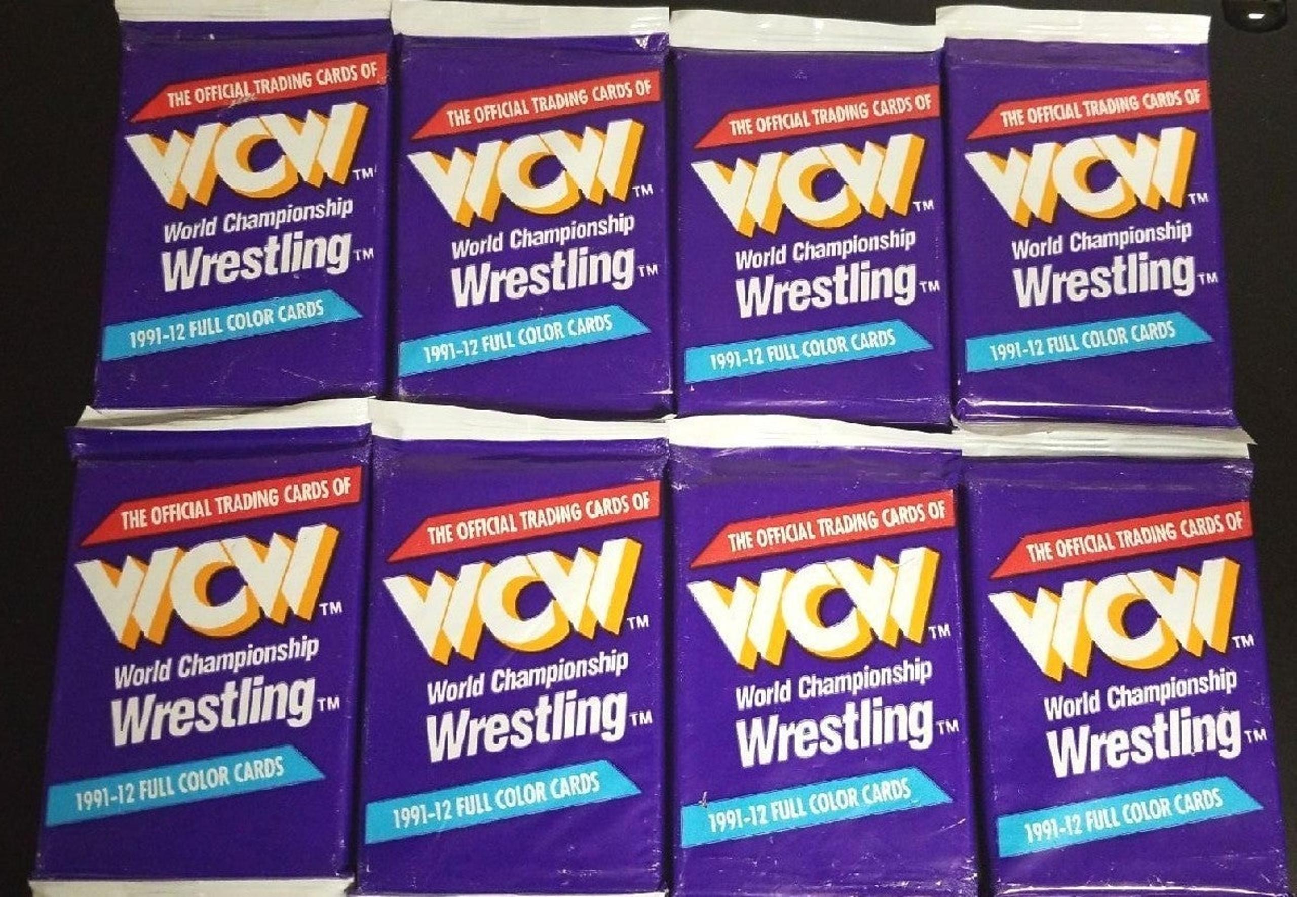 WCW Wrestling Cards 1991-1992 8 Packs