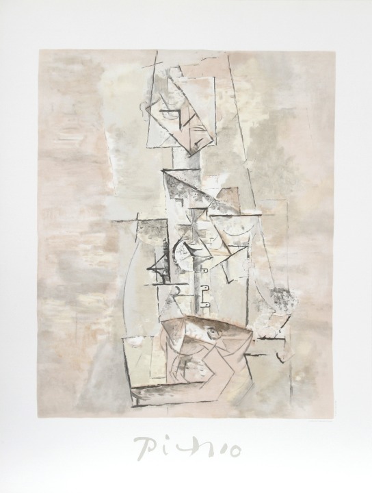 Femme a la Mandoline (Madmoiselle Leonie assie) by Pablo Picasso, Marina Picasso