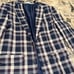 IZOD NWT! Boy'S 408 Navy Blue /Cream Plaid Blazer Size 10R