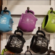5pc Rae Dunn Cauldron hocus pocus Witch's Brew potion Mug set