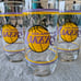 Set of 3 Los Angeles Lakers 16 oz Drinking Glasses