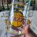Set of 3 Los Angeles Lakers 16 oz Drinking Glasses