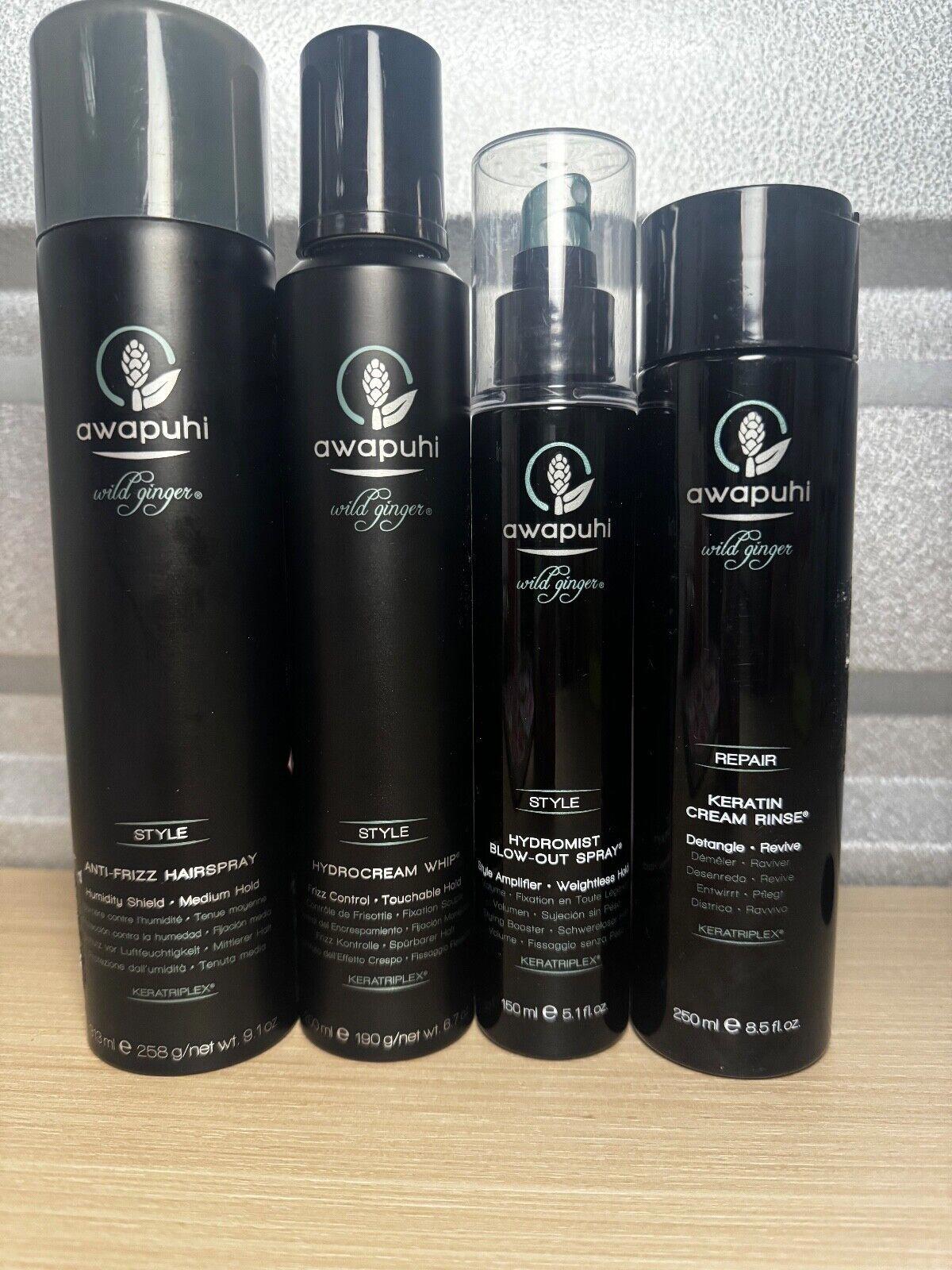 Awapuhi Wild Ginger John Paul Mitchell Haircare Products, Set of 4