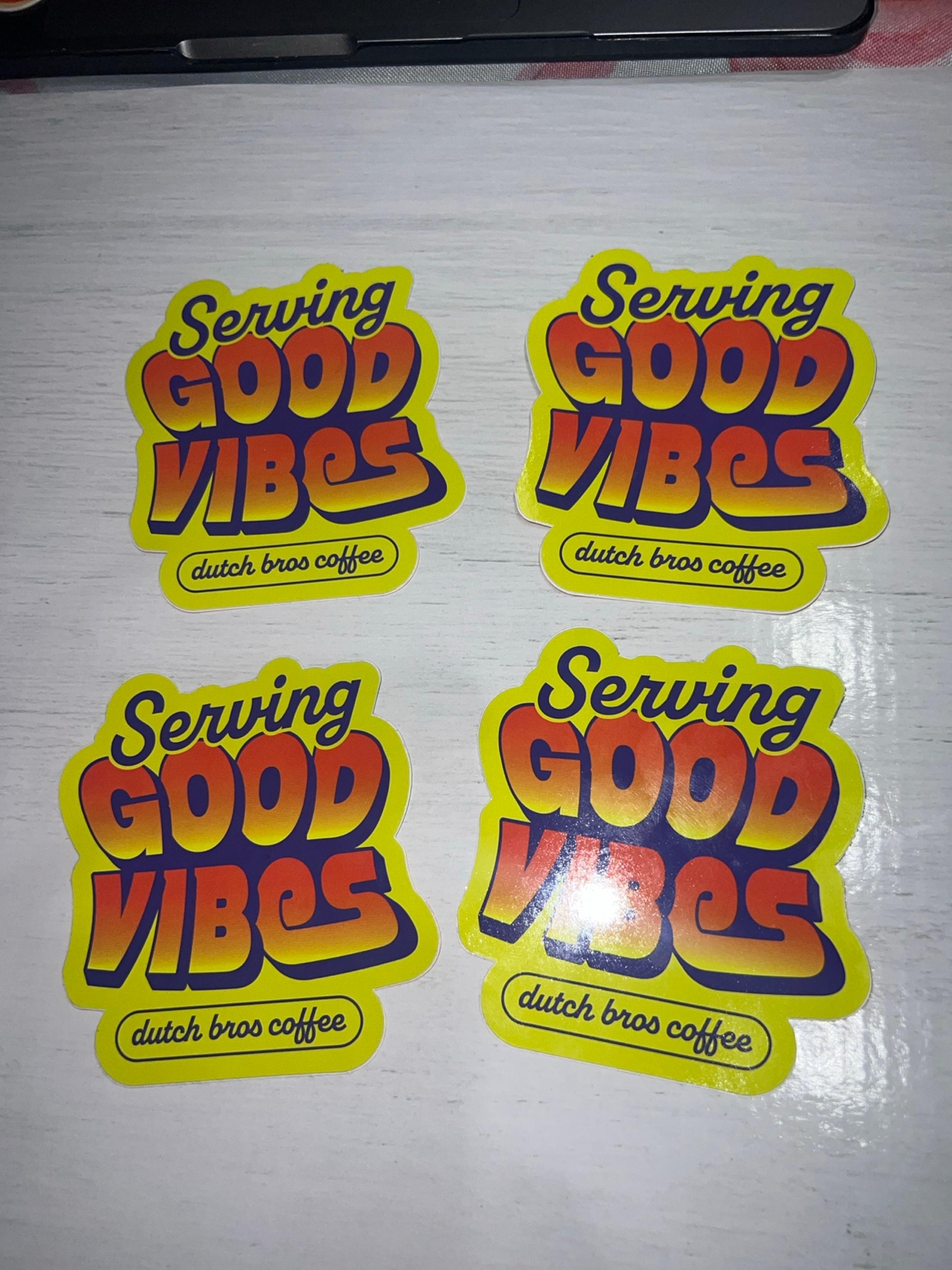 Dutch Bros stickers