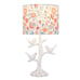 The Pioneer Woman Mazie Birds Table Lamp with Linen Shade, White