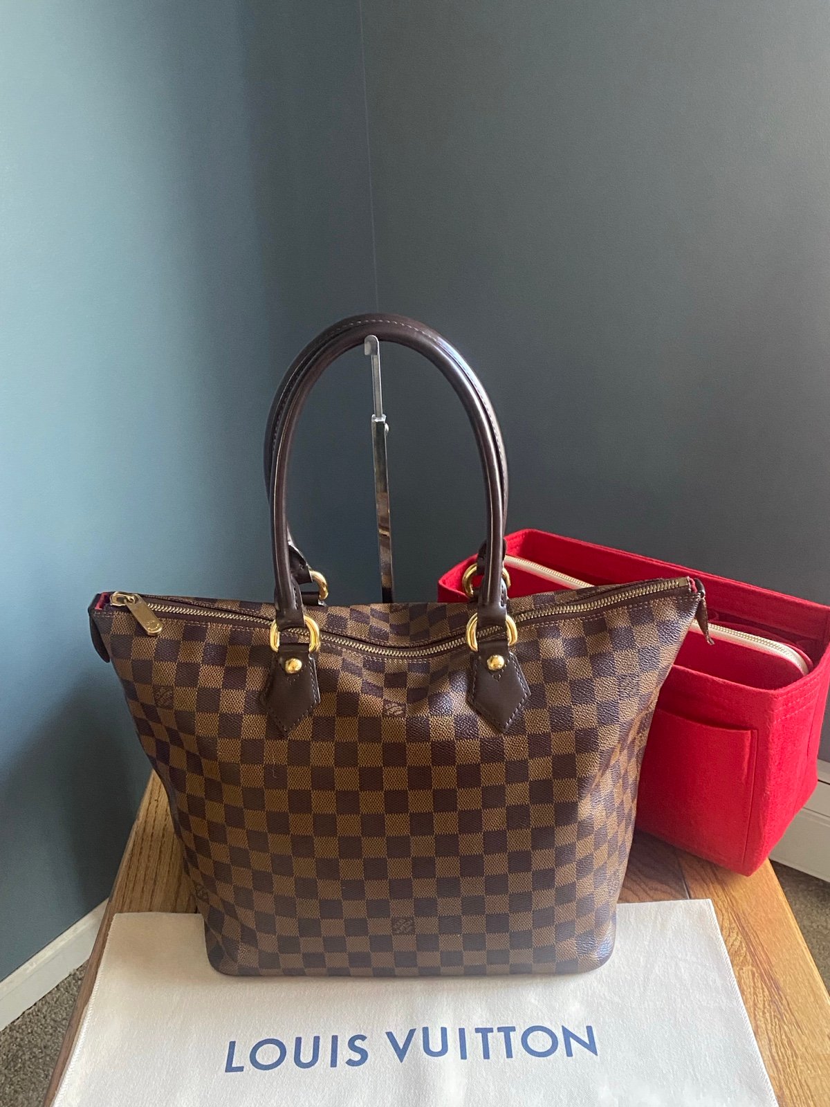 Louis Vuitton Damier Saleya MM Canvas Tote Bag- EUC!