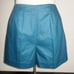 KATE SPADE SATURDAY MS SZ 6 SAPPHIRE BLUE HIGH WAIST ZIPPER BACK FASHION SHORTS