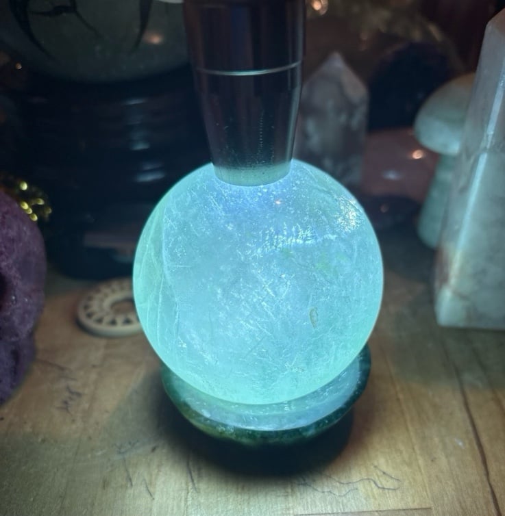 Fluorite sphere