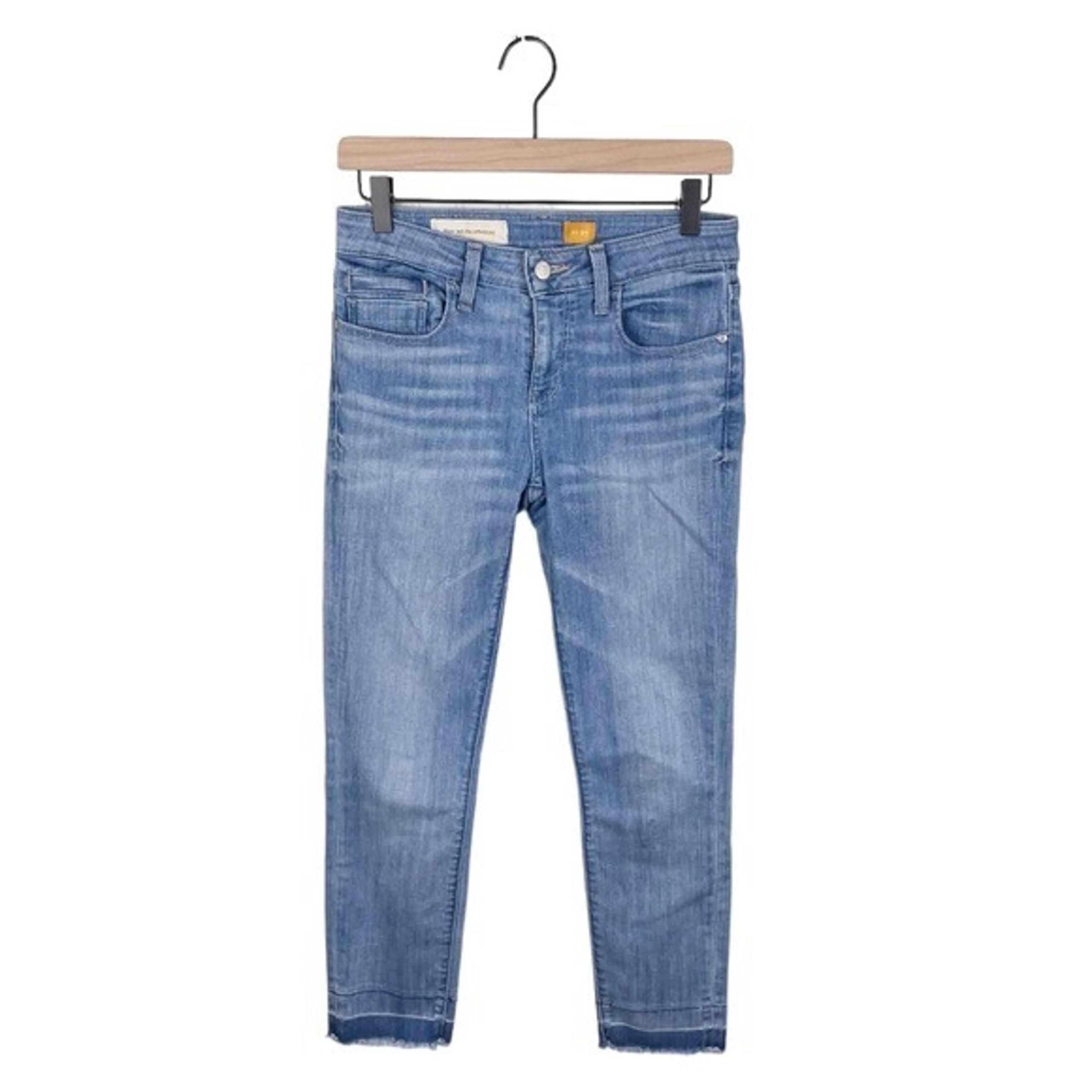 Anthropologie Pilcro and the Letterpress Stacked Hem Skinny Jeans Womens Size 27