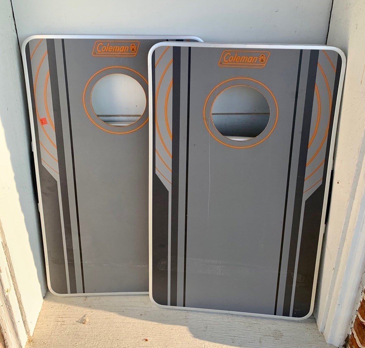 Coleman Cornhole Bean Bag Toss Game Set 2 Boards & 8 Bean Bags Full Set