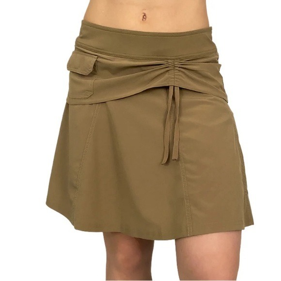 Athleta wherever skort tan brown size 4