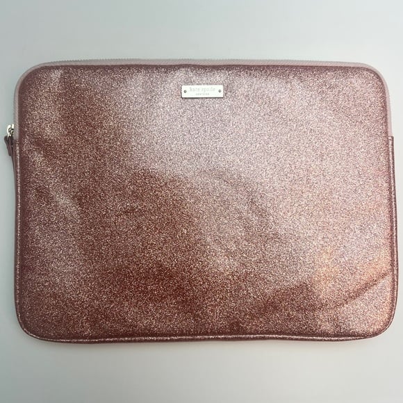 Kate Spade Pink Glitter Laptop Bag
