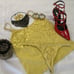 VS LUXURY GORGEOUS VINTAGE 2PC SET GOLD EMBELLISHED – NWOT