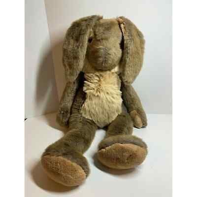 Vintage Applause Bunny Rabbit Plush 24 inch Brown and Tan 1985