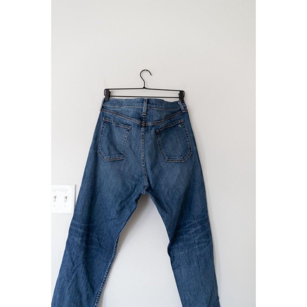 Rag & Bone shops Fit 2 Slim Fit Mid Indigo Authentic Stretch Jean